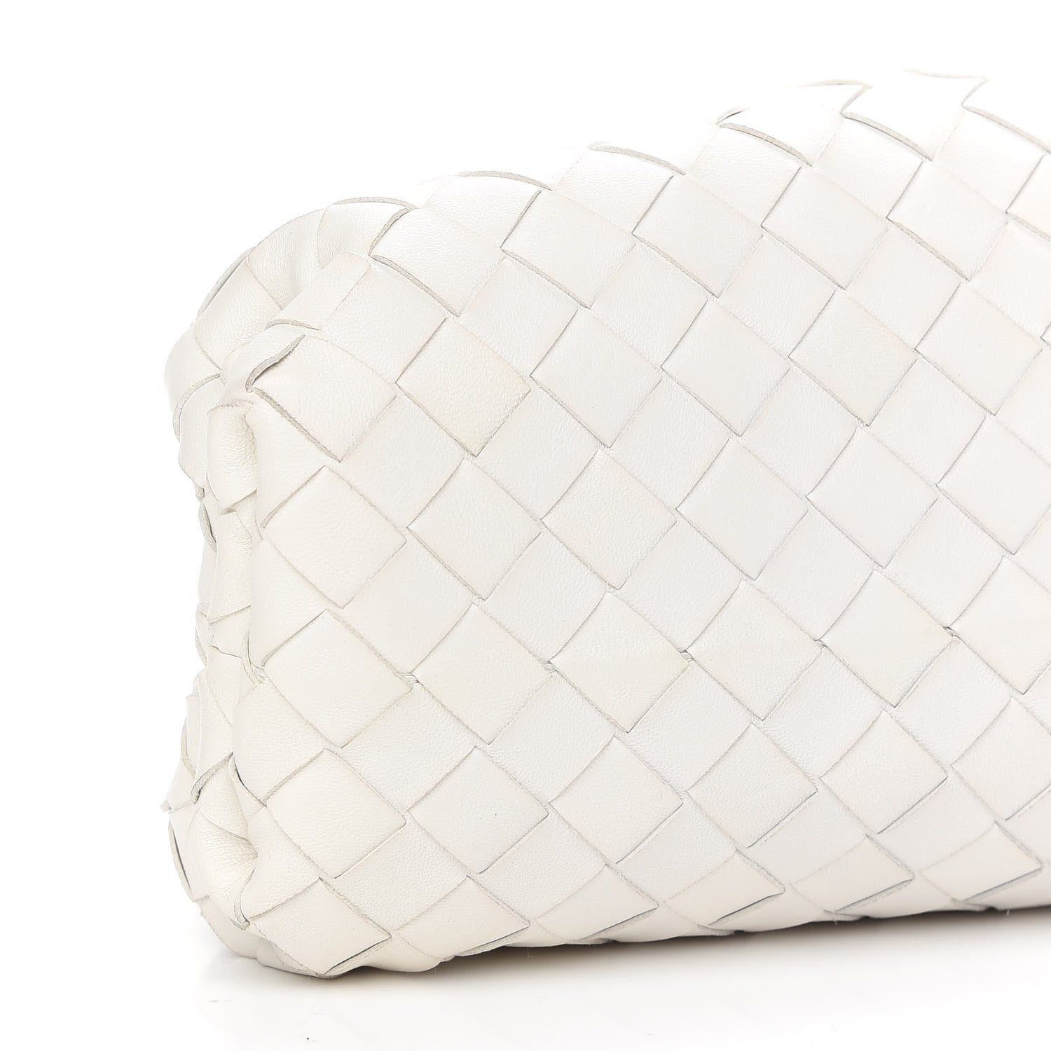 Bottega Veneta Nappa Maxi Intreccio The Pouch Oversized Clutch Plaster 8 of 9
