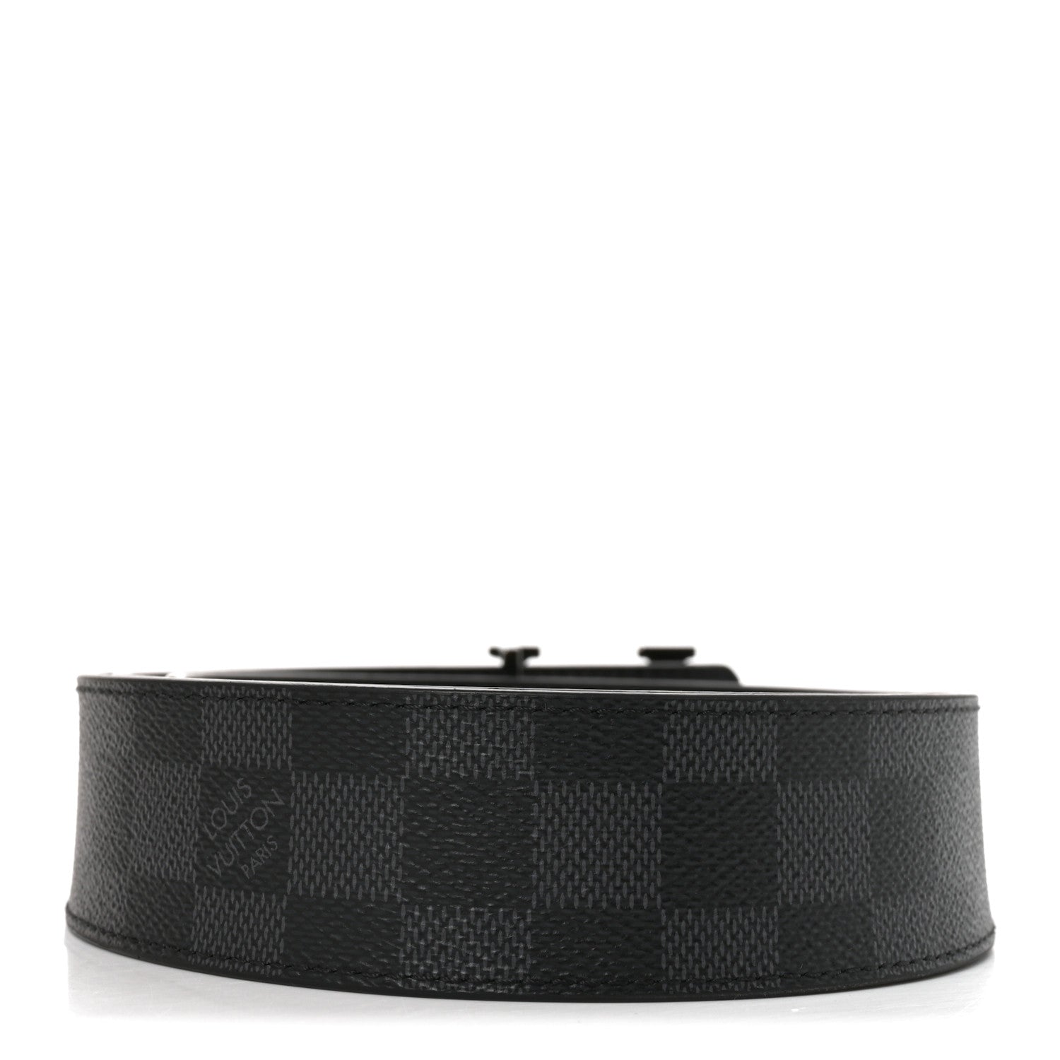 Louis Vuitton Damier Graphite 40mm LV Initiales Belt 95 38 2 of 6