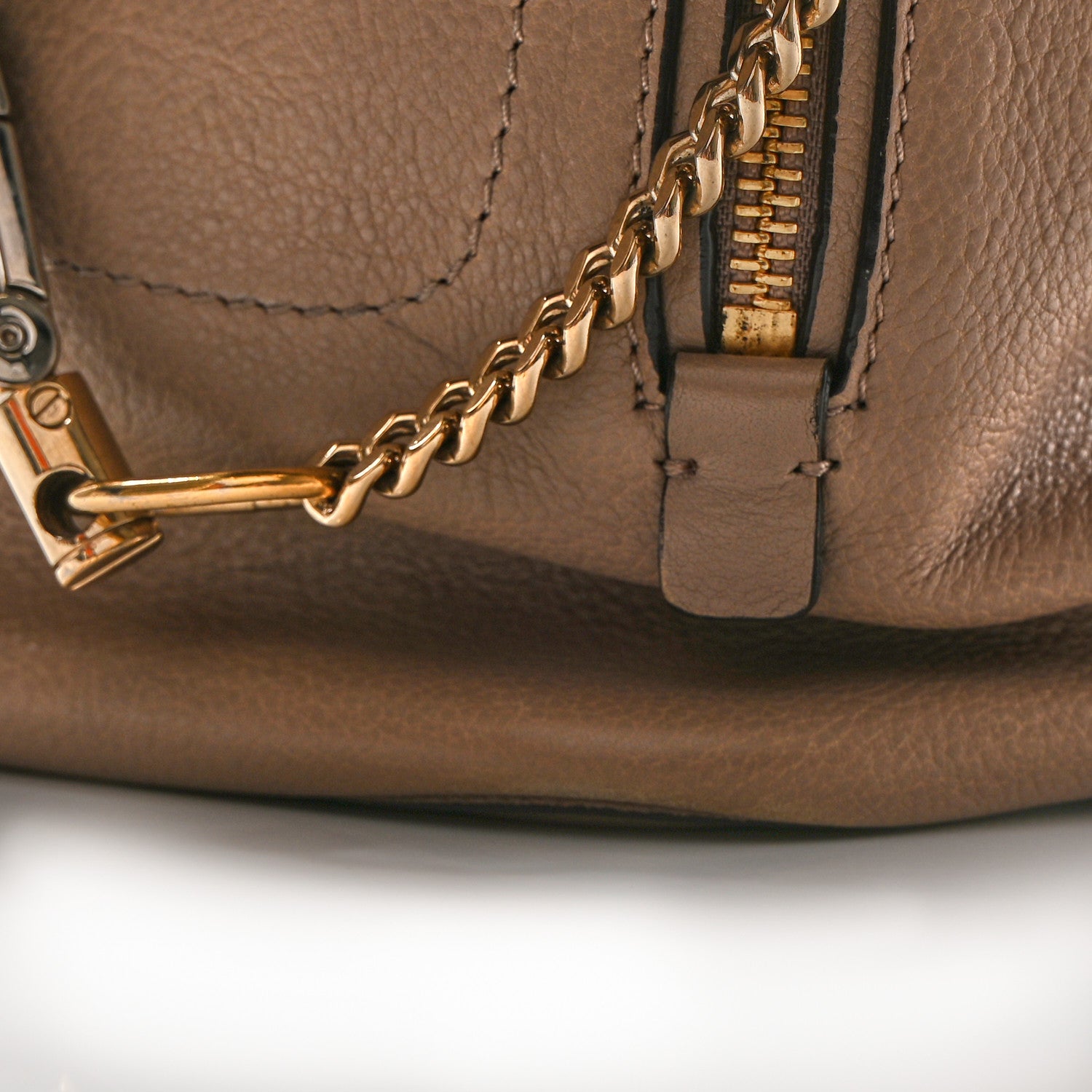 Chloe Suede Calfskin Medium Faye Backpack Motty Grey 18 of 21