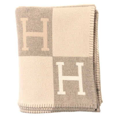Hermes Wool Cashmere Avalon III Blanket Coco Camomille 1 of 3