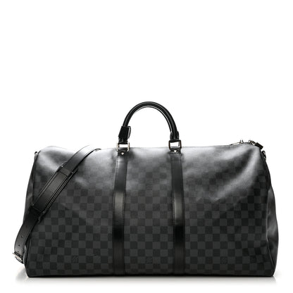Louis Vuitton Damier Graphite Keepall Bandouliere 55 1 of 11