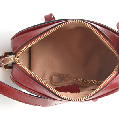 Gucci Suede Calfskin Web Mini Ophidia Shoulder Bag New Blue Romantic Cherry 5 of 12