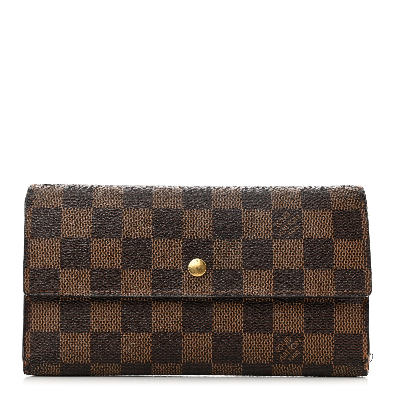 Louis Vuitton Damier Ebene Sarah Wallet 1 of 10