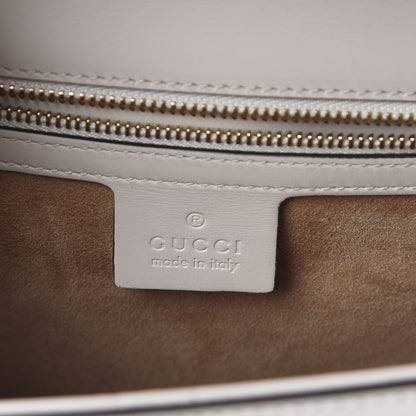Gucci Calfskin Small Sylvie Shoulder Bag Off White 7 of 12