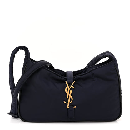 Saint Laurent Econyl Nylon Le 5 A 7 Hobo Navy 1 of 11