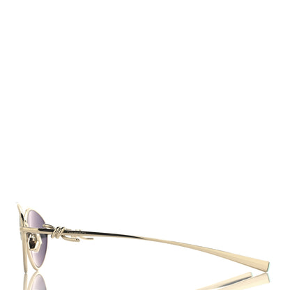 Tiffany Metal Knot Sunglasses TF3117 Pale Gold 3 of 7