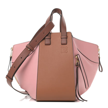 Loewe Calfskin Small Hammock Shoulder Bag Pastel Pink Tan 1 of 10
