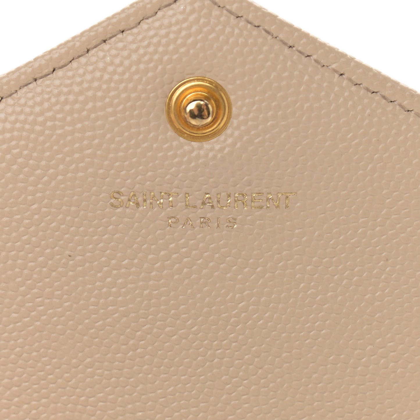 Grain De Poudre Matelasse Chevron Monogram Chain Wallet Dark Beige