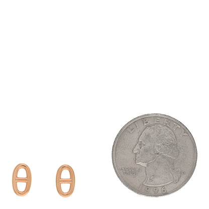 Hermes 18K Rose Gold TPM Farandole Stud Earrings 2 of 5