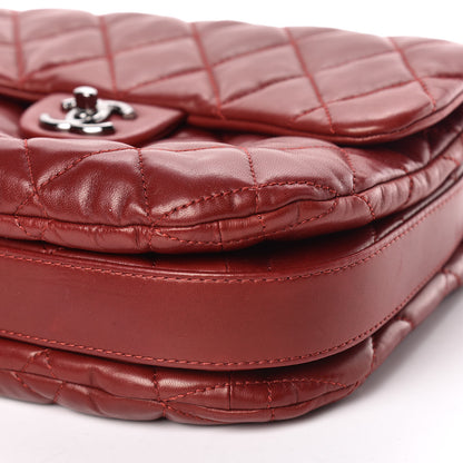 Chanel Lambskin Quilted Large 3 Flap Rouge Fonce 7 of 15