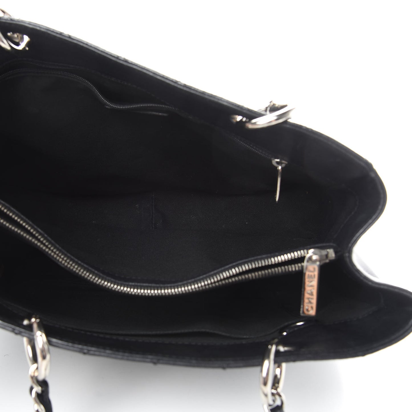 Caviar Quilted Grand Shopping Tote GST Black