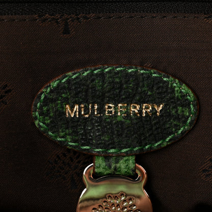 Mulberry Lizard Print Camera Bag Grass Green 6 of 9