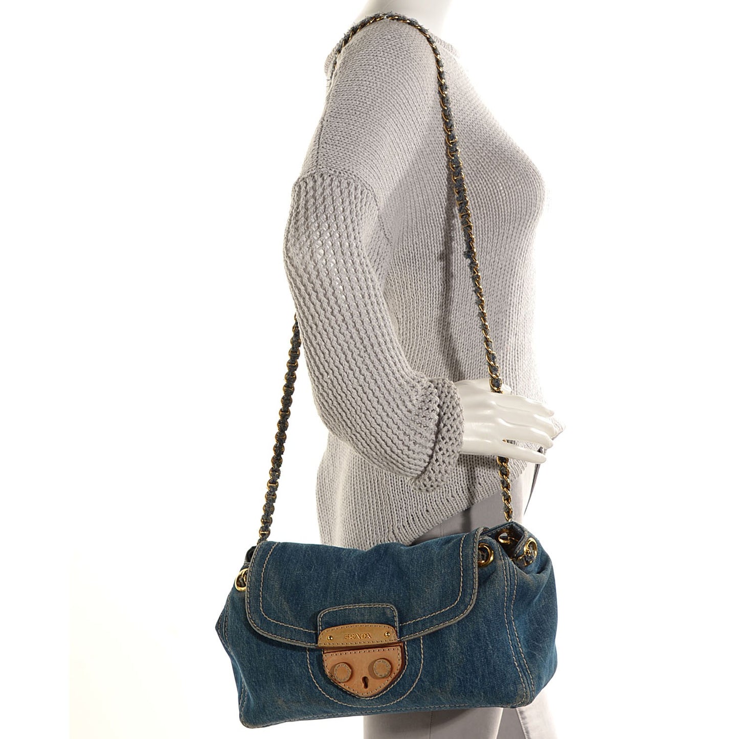 Denim Shoulder Bag Avio