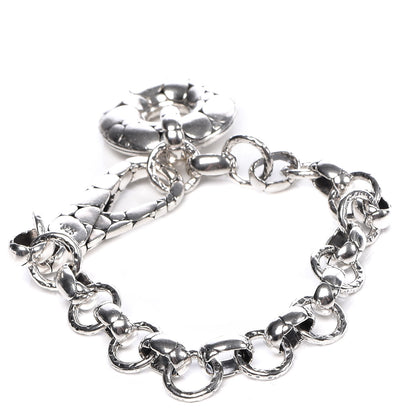 John Hardy Sterling Silver Kali Donut Charm Link Bracelet 3 of 5