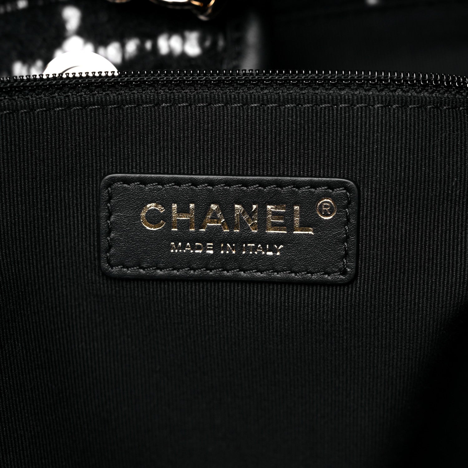 Chanel Tweed Medium Deauville Tote Black White Multicolor 7 of 10