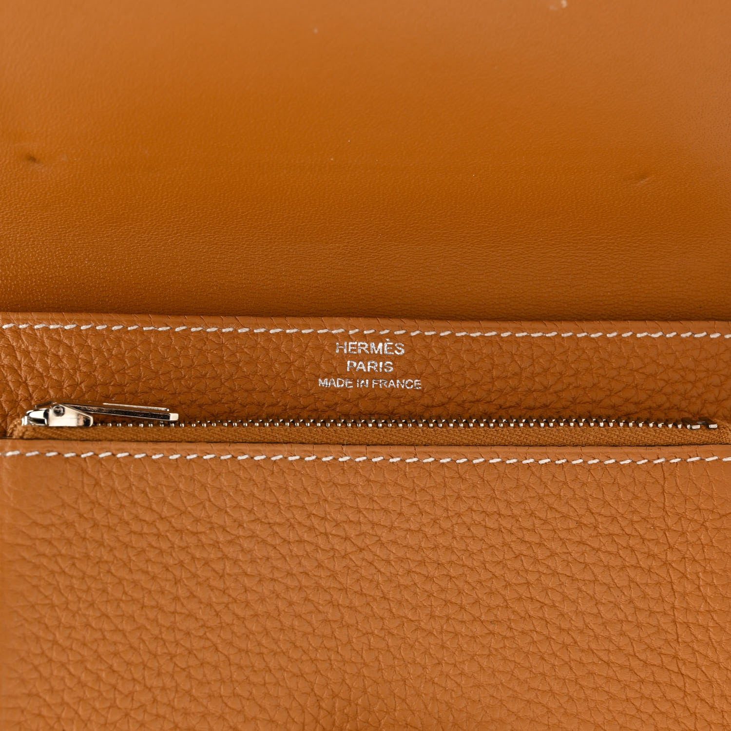 Hermes Tog Dogon Compact Wallet Gold 5 of 12