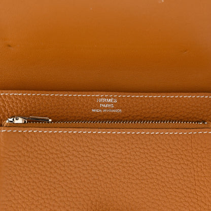 Hermes Tog Dogon Compact Wallet Gold 5 of 12
