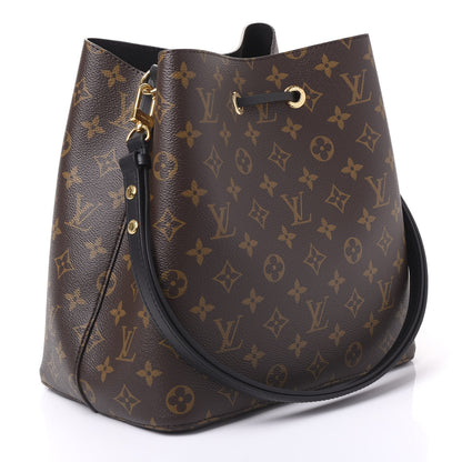 Louis Vuitton Monogram Neonoe MM Black 2 of 10