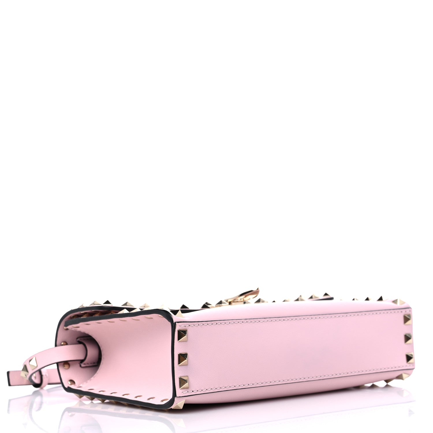 Valentino Garavani Vitello Medium Rockstud Flip Lock Crossbody Bag Rose Quartz 4 of 8