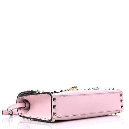 Valentino Garavani Vitello Medium Rockstud Flip Lock Crossbody Bag Rose Quartz 4 of 8