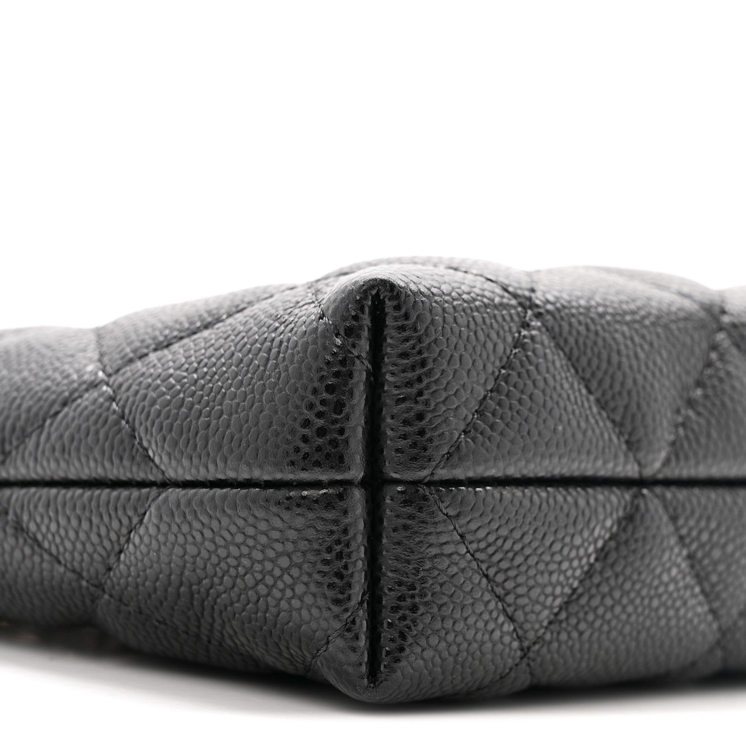 Chanel Caviar Quilted Classic Clutch Tote With Chain Black 9 of 12