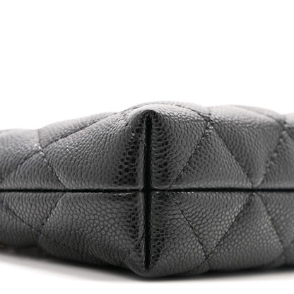 Chanel Caviar Quilted Classic Clutch Tote With Chain Black 9 of 12