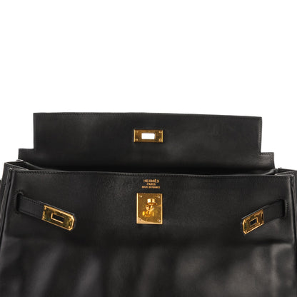 Hermes Veau Gulliver Kelly 35 Retourne Black 16 of 23