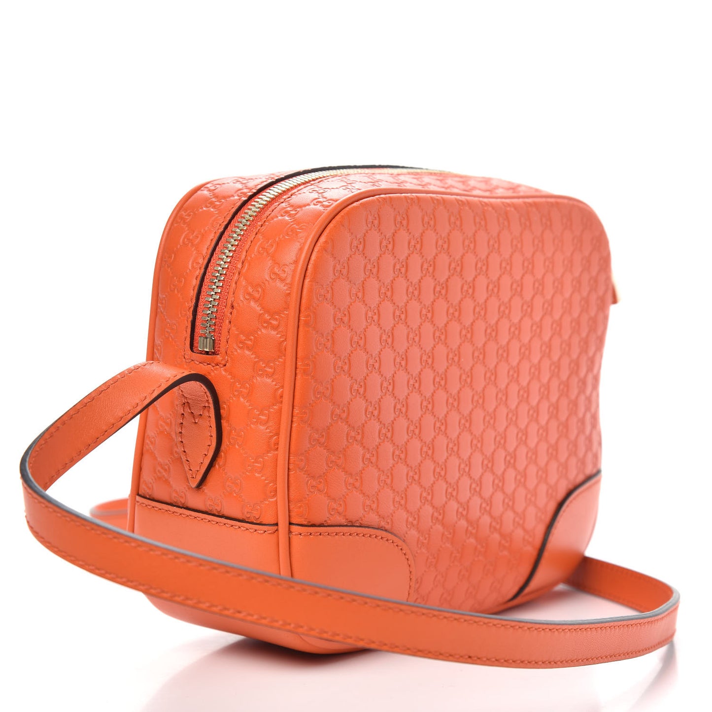 Soft Microguccissima Mini Bree Messenger Bag Sun Orange