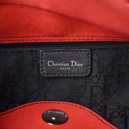 Christian Dior Satin Crystal Hardcore Shoulder Bag Red 7 of 14