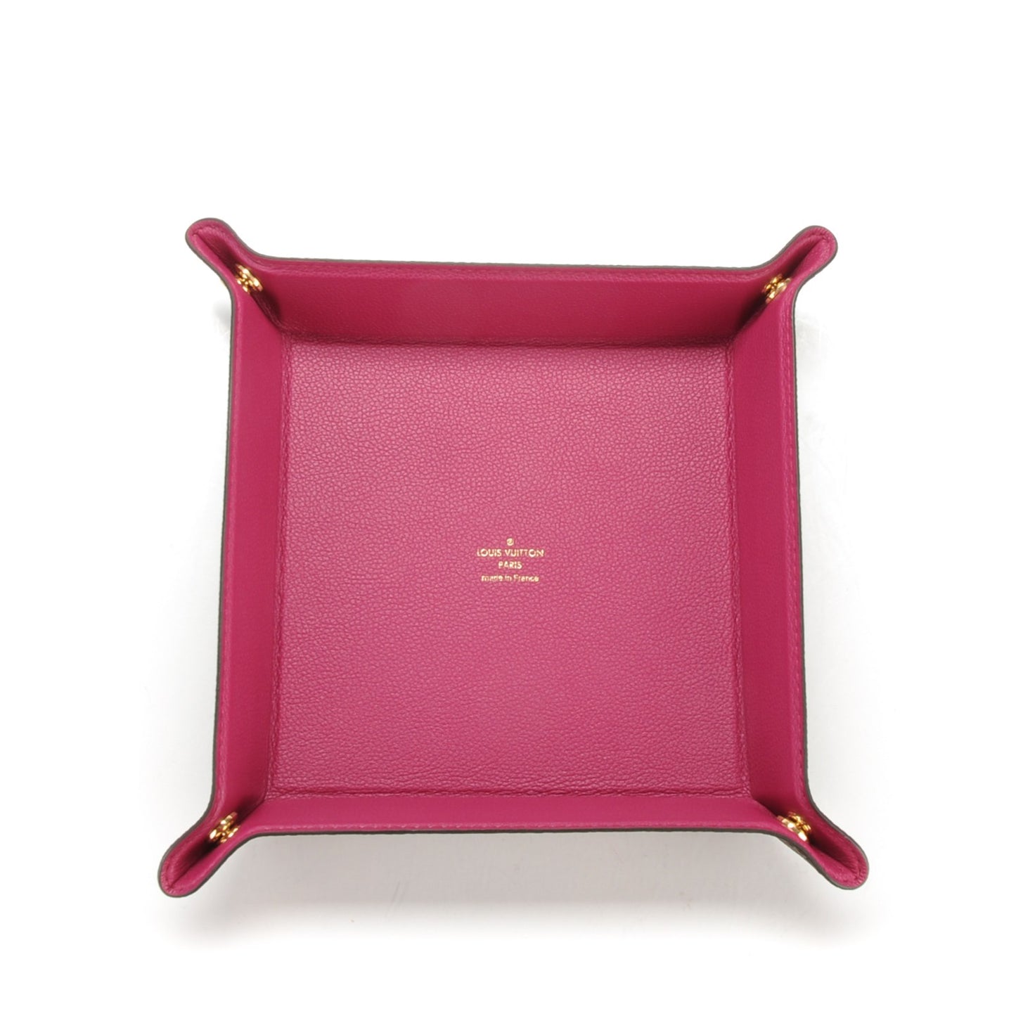 Monogram Change Tray Fuchsia