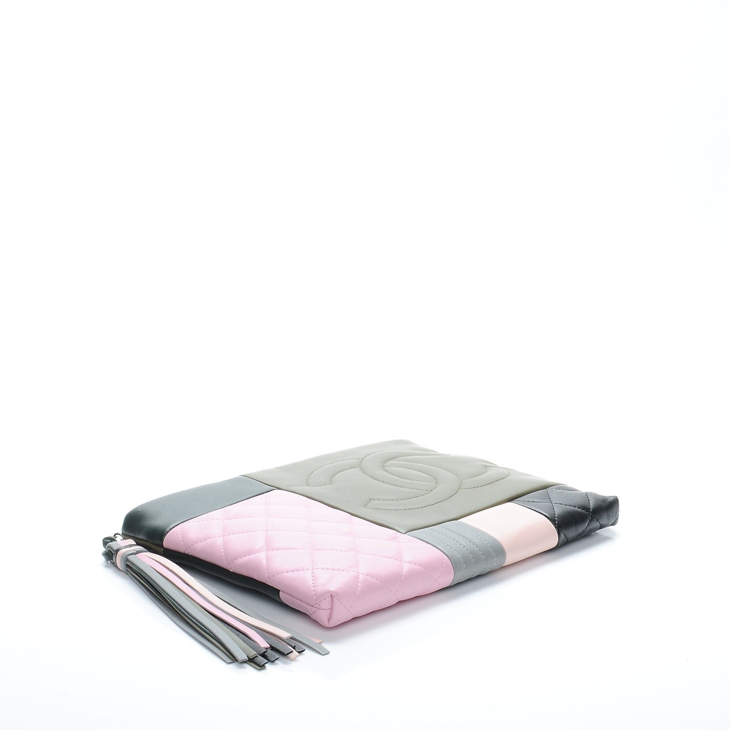 Chanel Lambskin Patchwork Medium Cosmetic Case Multicolor 4 of 8