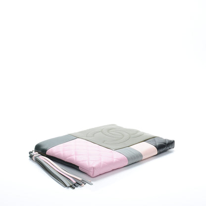 Chanel Lambskin Patchwork Medium Cosmetic Case Multicolor 4 of 8