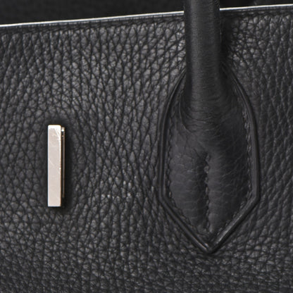 Hermes Taurillon Clemence Birkin 35 Black 26 of 35