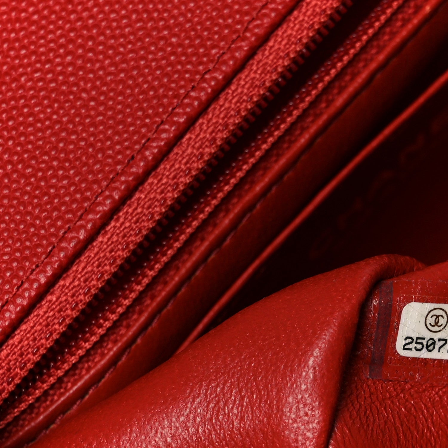 Chanel Caviar Quilted Mini Rectangular Flap Red 7 of 11
