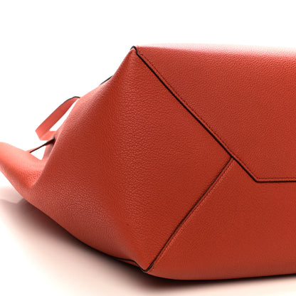 Celine Soft Grained Calfskin Small Belt Cabas Fox Red 9 of 18