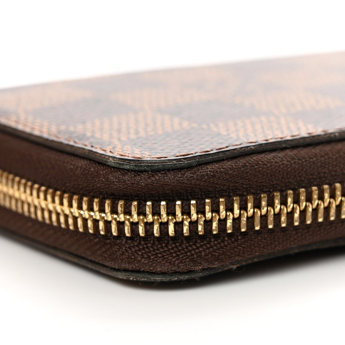 Damier Ebene Clemence Wallet Cherry