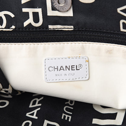 Chanel Canvas 31 Rue Cambon Beach Tote Black 6 of 14