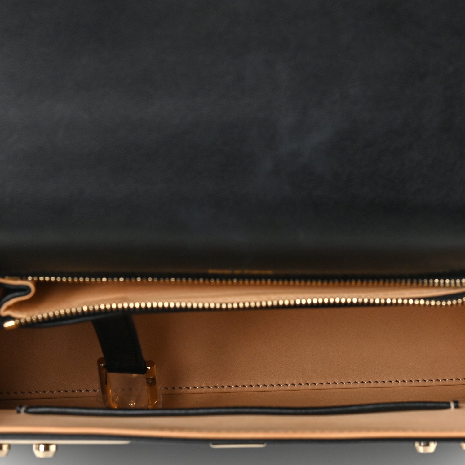 Delvaux Calfskin MM Tempete Satchel Black 5 of 10