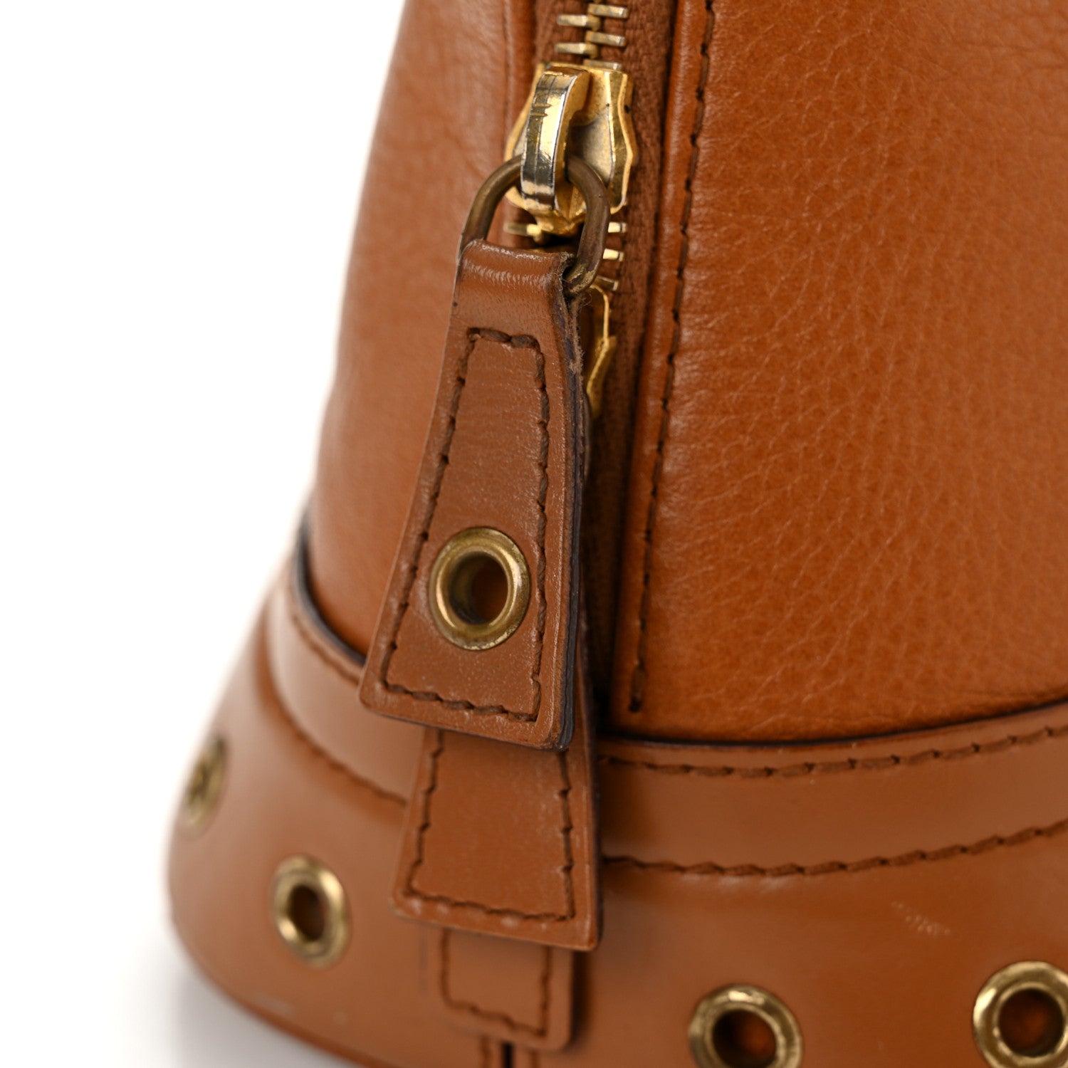 Christian Dior Grained Calfskin Street Chic Top Handle Bag Brown 15 of 16