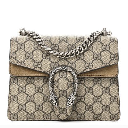 Gucci GG Supreme Monogram Mini Dionysus Shoulder Bag Taupe 1 of 10