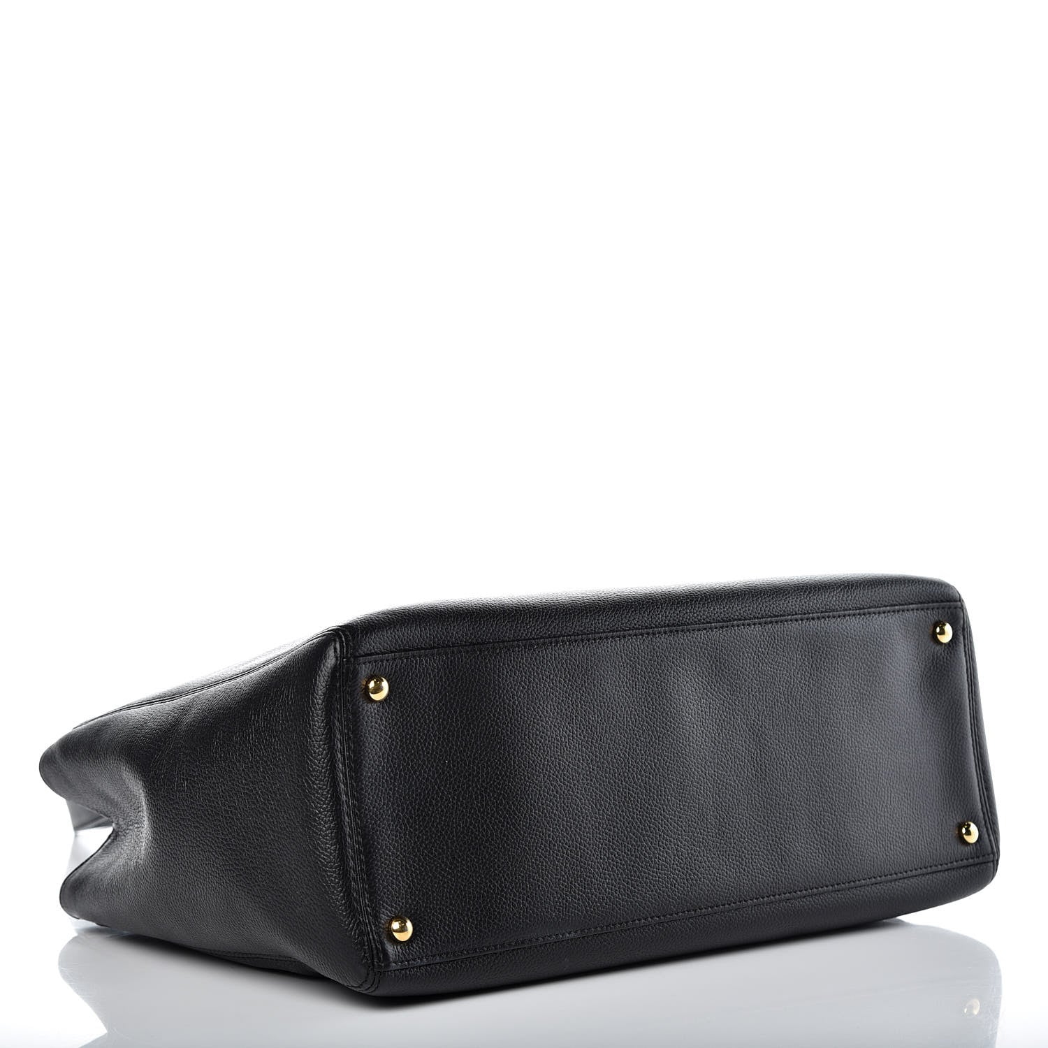 Chanel Calfskin Cerf Executive Shopper Tote Black 5 of 11