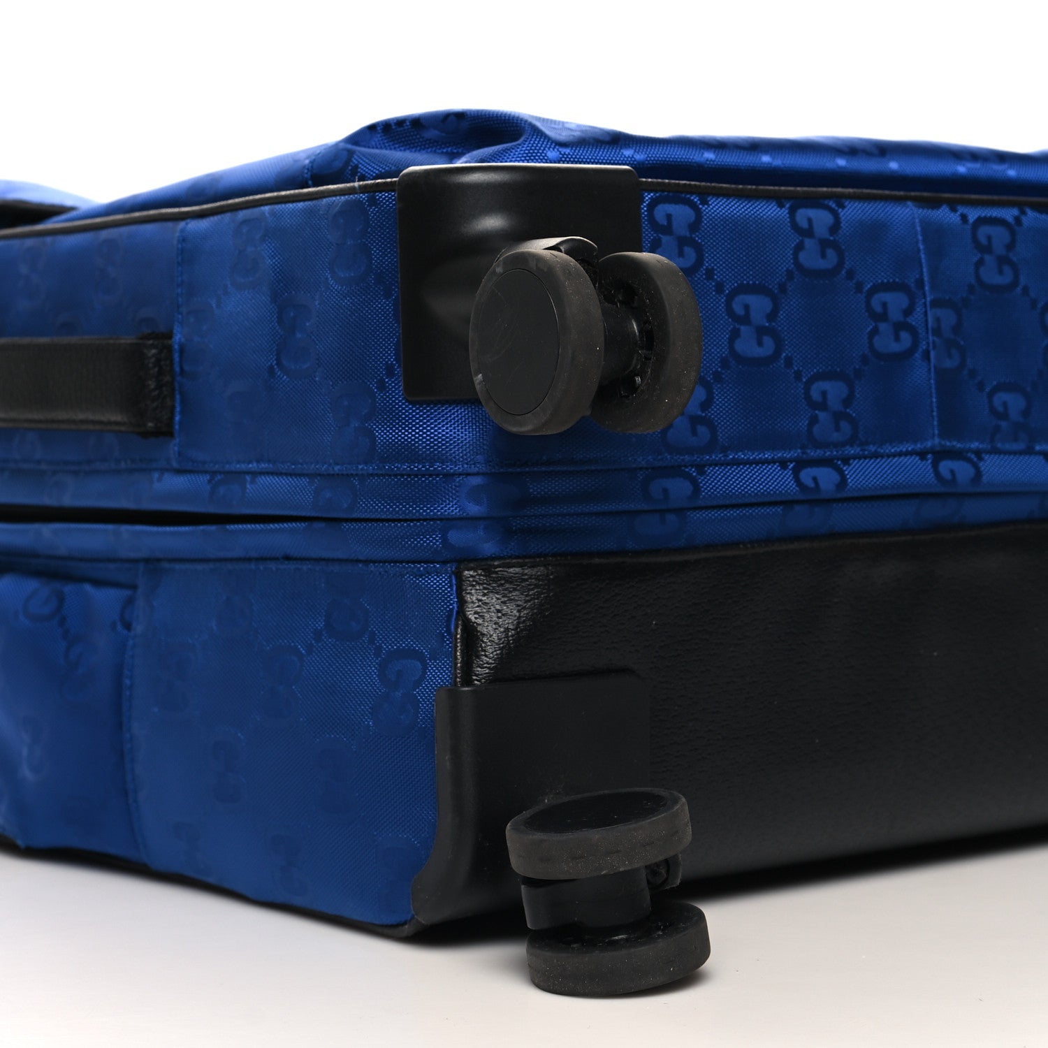 Gucci Econyl Nylon Monogram Off The Grid Suitcase Guilted Blue Black 8 of 9
