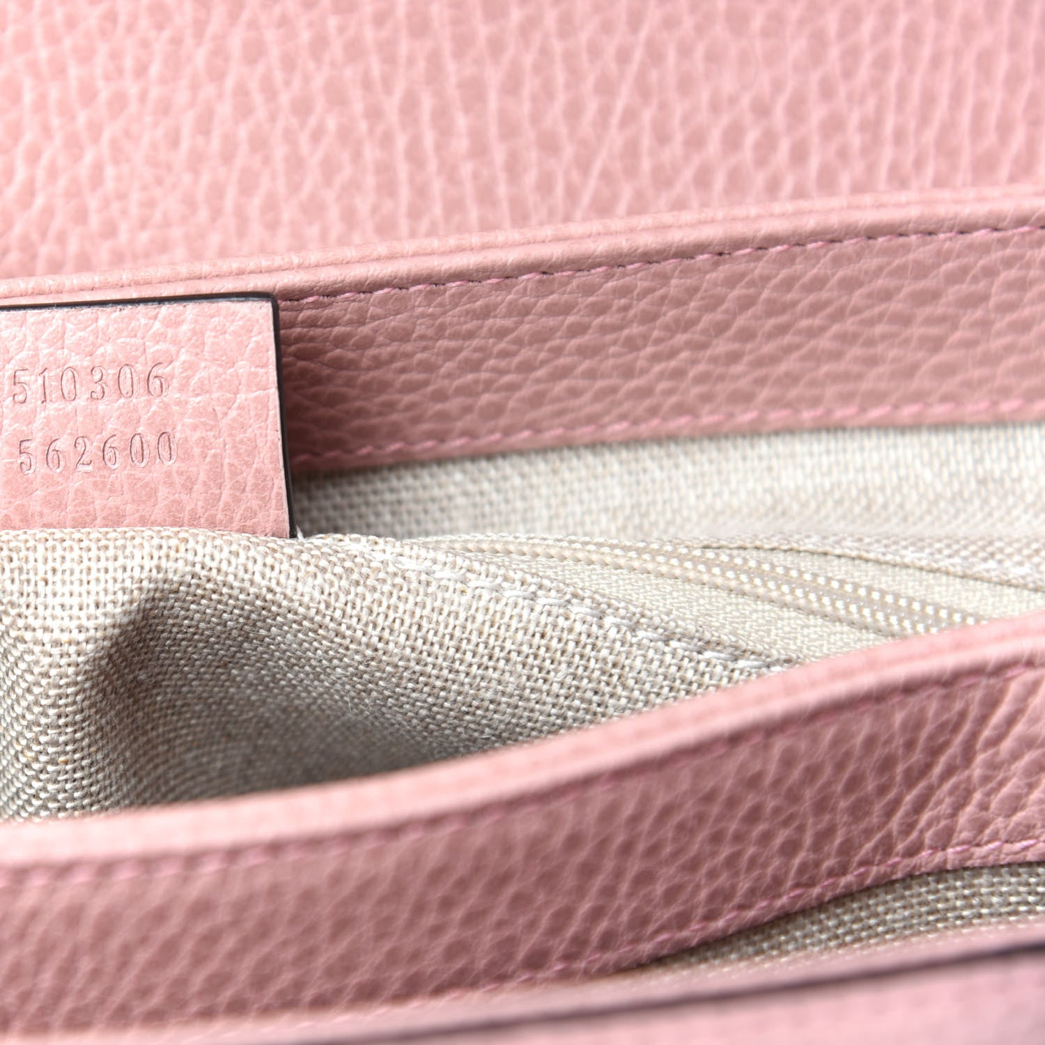Gucci Dollar Calfskin Medium Interlocking G Top Handle Shoulder Bag Soft Pink 7 of 10