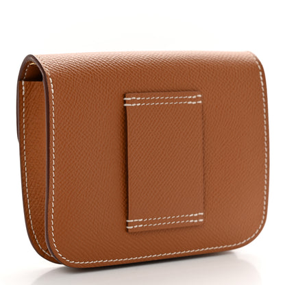 Hermes Epsom Constance Slim Wallet Gold 4 of 10