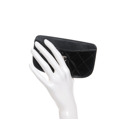 Chanel Patent Quilted Card Holder Black 2 of 8