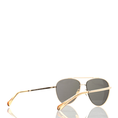 Chanel Metal Aviator Sunglasses 4279-B Gold 4 of 8