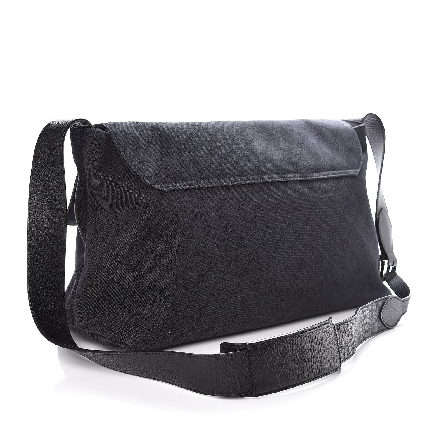 GG Monogram Flap Messenger Bag Navy