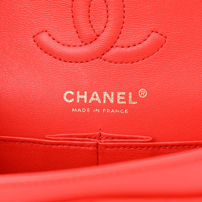 Chanel Lambskin Quilted Small Double Flap Red 6 of 10