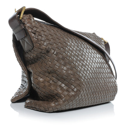 Bottega Veneta Nappa Intrecciato Light Calf Messenger Bag 3 of 8