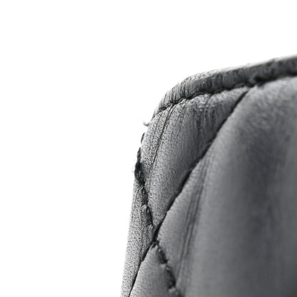 Chanel Calfskin Quilted Cambon Yen Wallet Black White 12 of 12